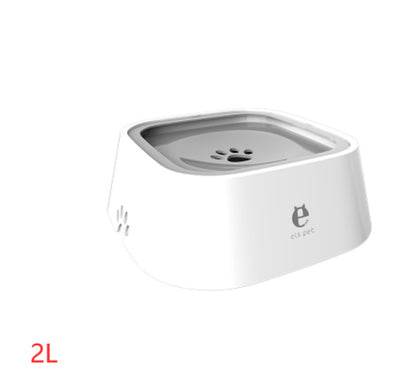Anti-Spill Floating Pet Water Bowl – Slow Feeder for Cats & Dogs