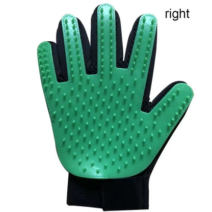 Pet Grooming Glove – Hair Remover & Massage Brush 