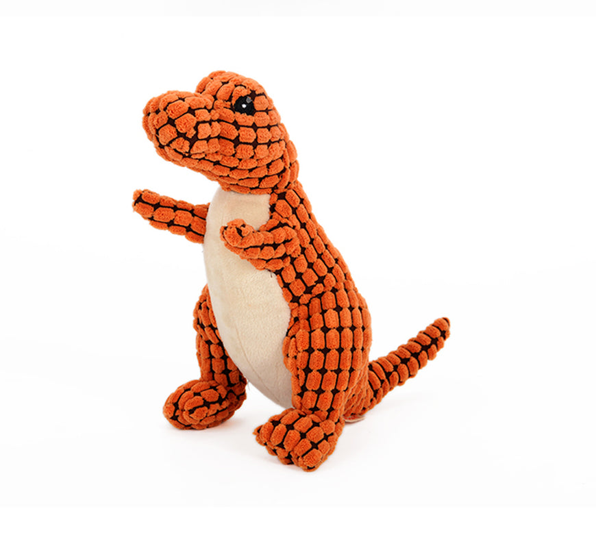 Dinosaur Plush Dog Toy – Interactive Chew & Play for All Dogs