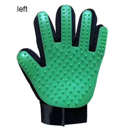 Pet Grooming Glove – Hair Remover & Massage Brush 