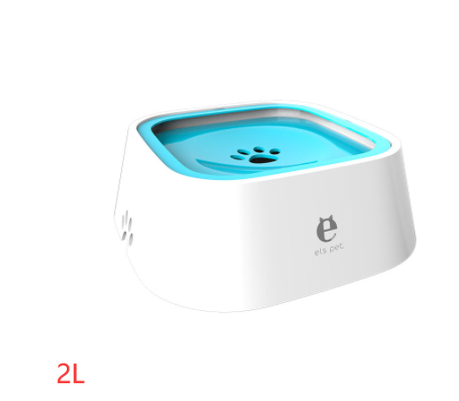 Anti-Spill Floating Pet Water Bowl – Slow Feeder for Cats & Dogs
