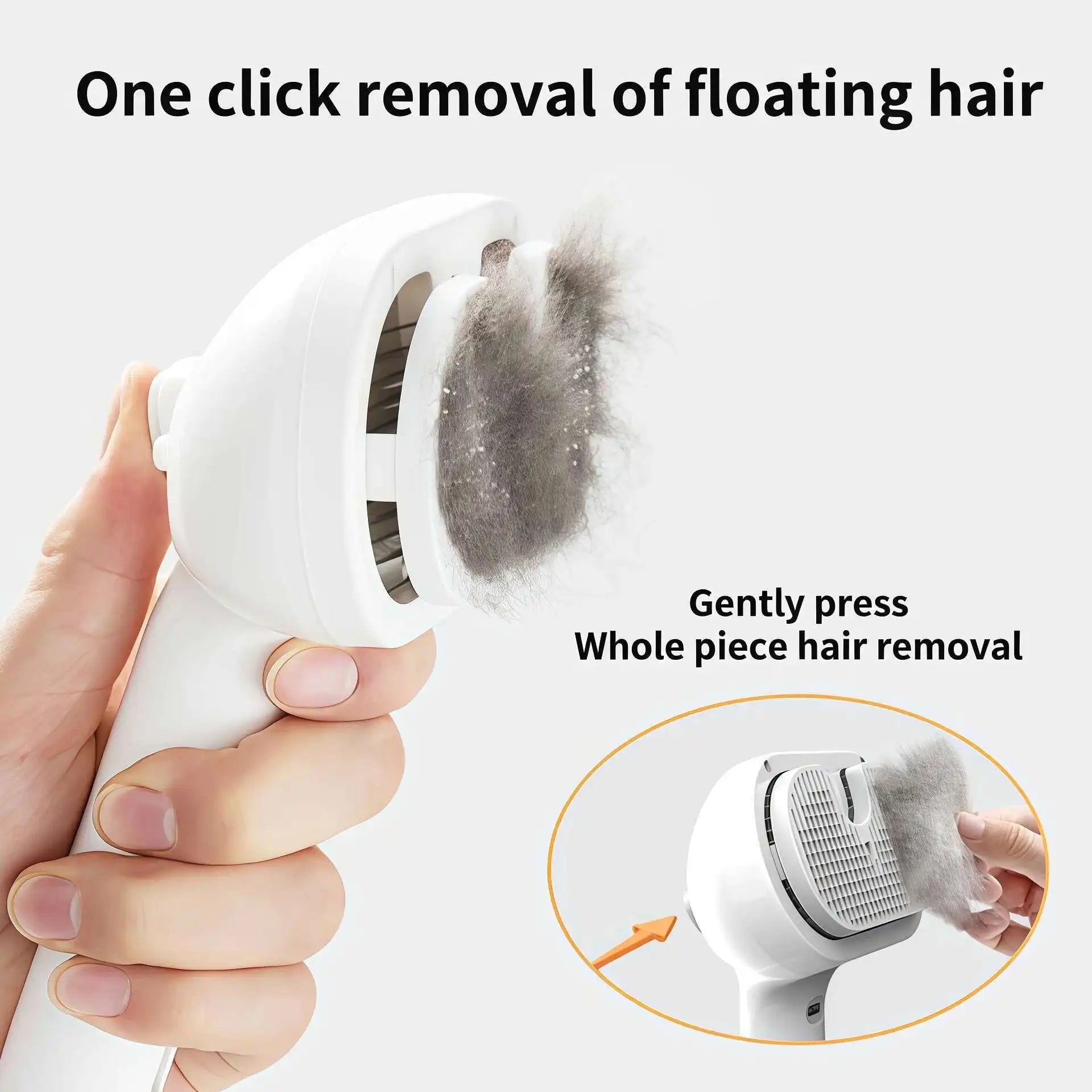 3 in 1 Pet Spray Grooming Comb Steamy Floating One Click Hair Removal Cleaning Steam Brush Styling for Dogs Cats Accessories