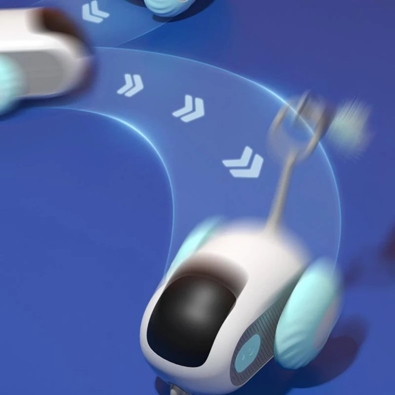 Remote Control Cat Toy Car – USB Rechargeable, Automatic Interactive Chasing Toy for Cats