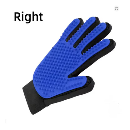 Pet Grooming Glove – Hair Remover & Massage Brush 