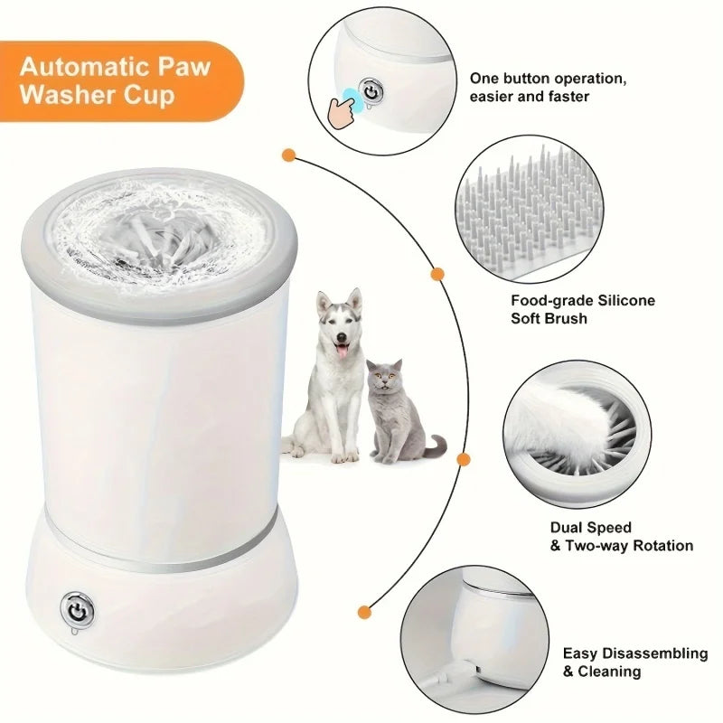 Automatic Pet Paw Cleaner Cup