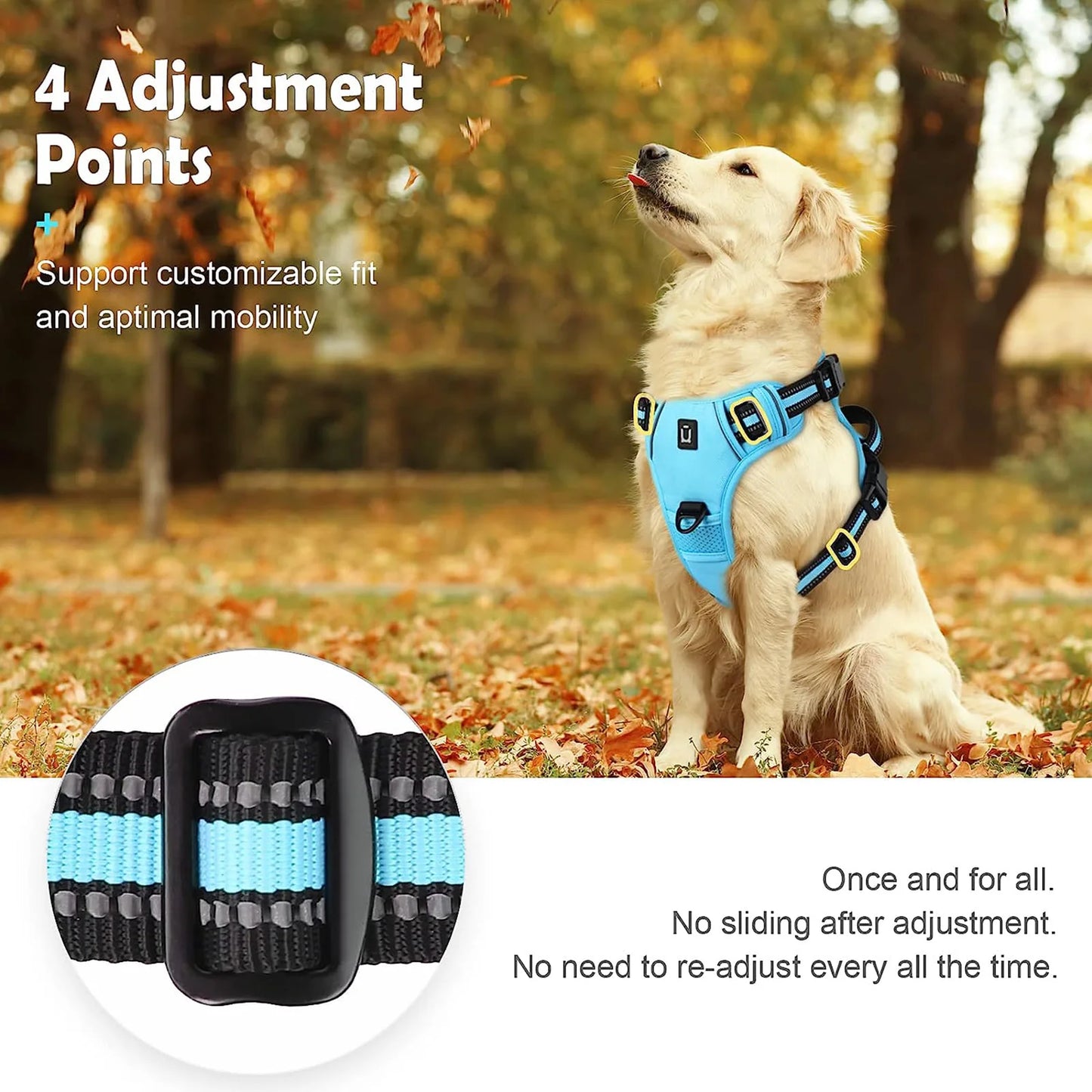 Dog Harness – No-Pull Adjustable Vest