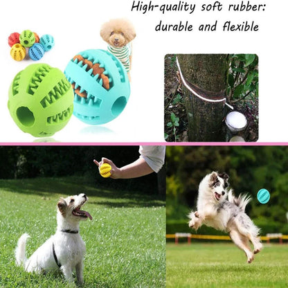 Dog Toy Ball – Interactive Chew & Treat Feeder