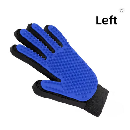 Pet Grooming Glove – Hair Remover & Massage Brush 