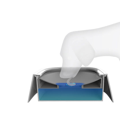 Anti-Spill Floating Pet Water Bowl – Slow Feeder for Cats & Dogs
