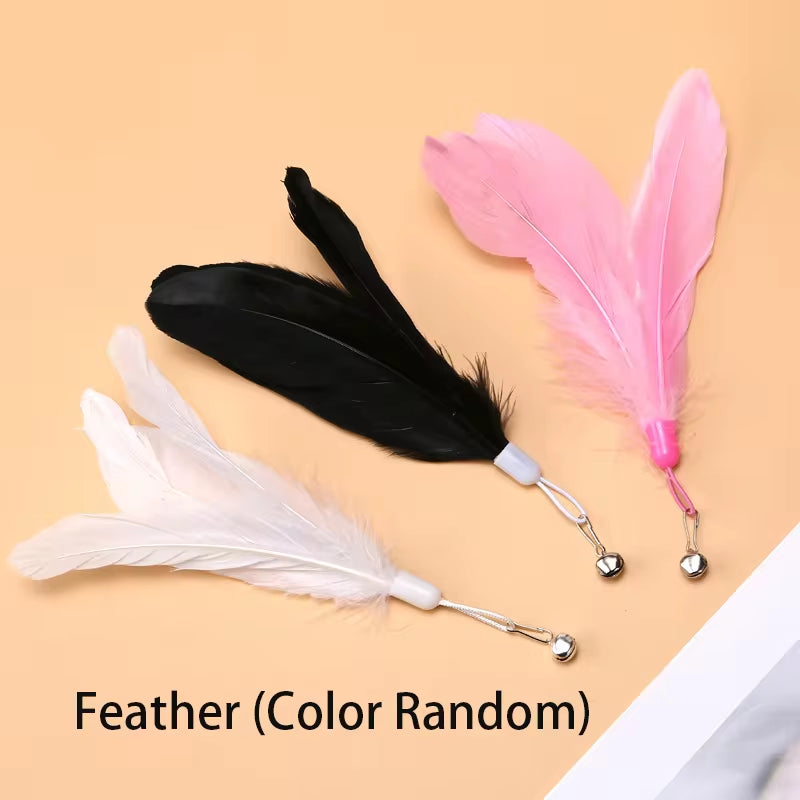 Interactive Cat Toy – Hands-Free Wand with Suction Cup