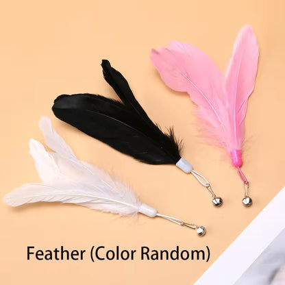 Interactive Cat Toy – Hands-Free Wand with Suction Cup