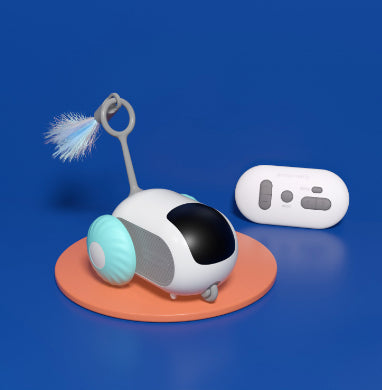 Remote Control Cat Toy Car – USB Rechargeable, Automatic Interactive Chasing Toy for Cats
