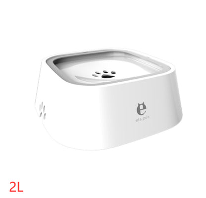 Anti-Spill Floating Pet Water Bowl – Slow Feeder for Cats & Dogs