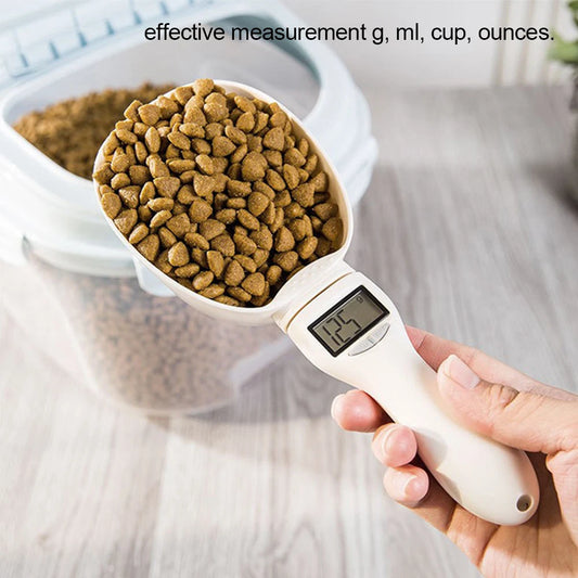 🐾 Pet Food Measuring Scoop with LED Display