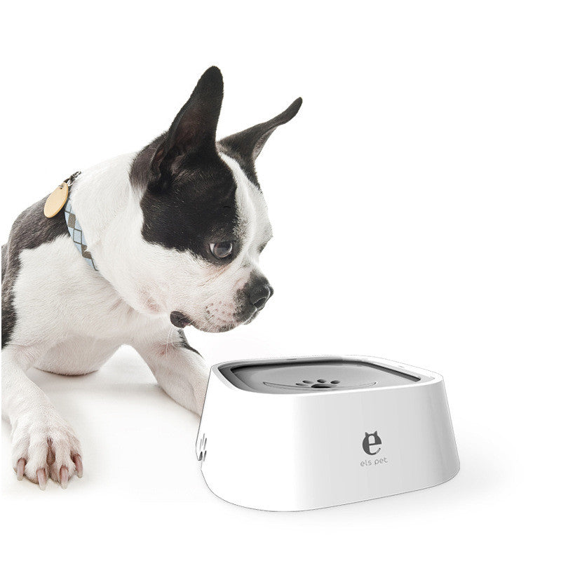 Anti-Spill Floating Pet Water Bowl – Slow Feeder for Cats & Dogs