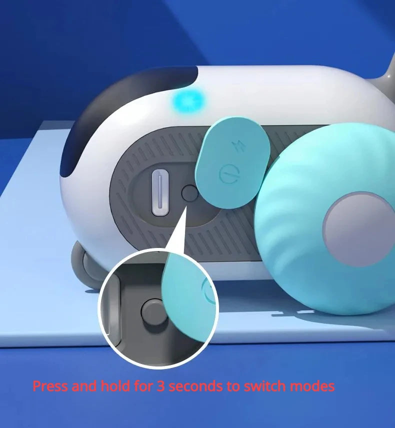 Remote Control Cat Toy Car – USB Rechargeable, Automatic Interactive Chasing Toy for Cats