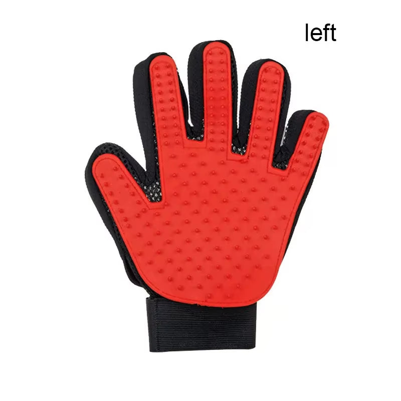 Pet Grooming Glove – Hair Remover & Massage Brush 